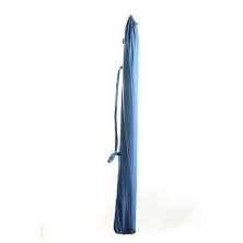 Парасолька пляжна СИЛА з нахилом 2,2м і клапаном посилена з гвинтом (28/32) блакитний