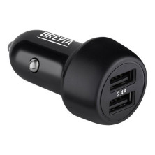 Автомобільний зарядний пристрій Brevia ePower DualDrive 12W 2xUSB-A
