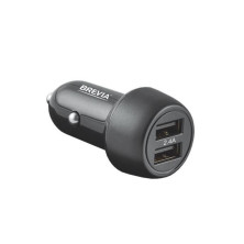 Автомобільний зарядний пристрій Brevia ePower DualDrive 12W 2xUSB-A