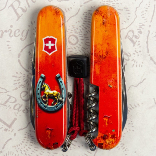 Складаний ніж Victorinox SPARTAN ZODIAC 3D Щаслива підкова 1.3603.Z5260hk