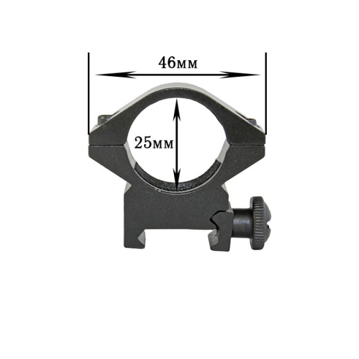 Кріплення на зброю для ліхтаря на планку Вівера 19 мм 25dk (без упаковки)