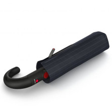 Парасолька Knirps T. 260 Crook Handle Gatsby Black Авто /складаний /8спіц /D97x33см