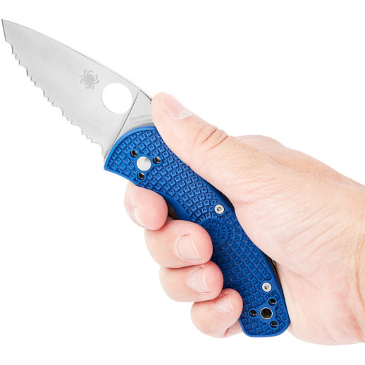 Ніж Spyderco Persistence Lightweight CPM S35VN, серрейтор (C136SBL)