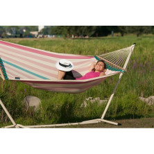 Гамак двомісний з рейками La Siesta Colada COR14-7 lychee