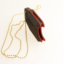 Ніж Kizlyar Supreme Amigo-X чорний, сталь D2, чорна рукоять G10