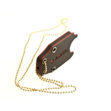 Ніж Kizlyar Supreme Amigo-X чорний, сталь D2, чорна рукоять G10