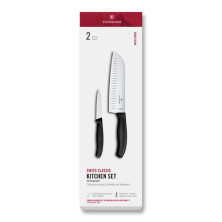 Набір кухонних ножів Victorinox Swiss Classic 2 ножа чорн 6.7133.21G