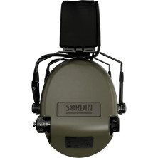 Активні навушники Sordin Supreme MIL AUX, Slim, (Верхній тримач) green