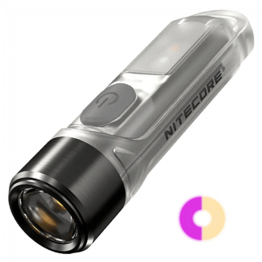 Ліхтар наключний ультрафіолетовий Nitecore Tiki UV (UV 1 Вт, 365 нм, CRI 70 Lm, 5 режимів, USB-C)