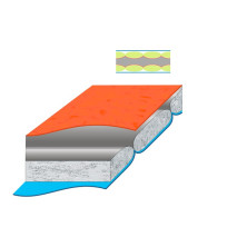 Спальний мішок Terra Incognita Siesta 100 Regular R Помаранчевий-Сірий