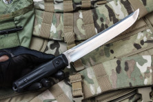 Ніж Kizlyar Supreme Sensei сатин, сталь AUS8, рукоять G10