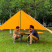 Тент туристичний Naturehike 210T polyester 4,25х2.55м 0,66 кг orange (NH15T003-M)