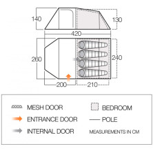Намет Vango Skye 400