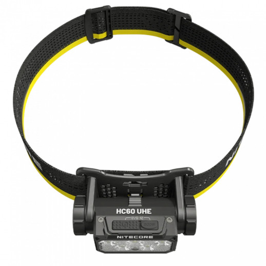 Ліхтар налобний Nitecore HC60 UHE (5 x NiteLab UHE LED, 1600 люмен, 10 режимів, 1x18650, USB Type-C)