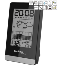 Метеостанція Technoline WS9125-чорна