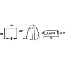 Намет High Peak Aquadome Blue