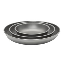 Набір тарілок 3в1 титанові TiTo Titanium сірі