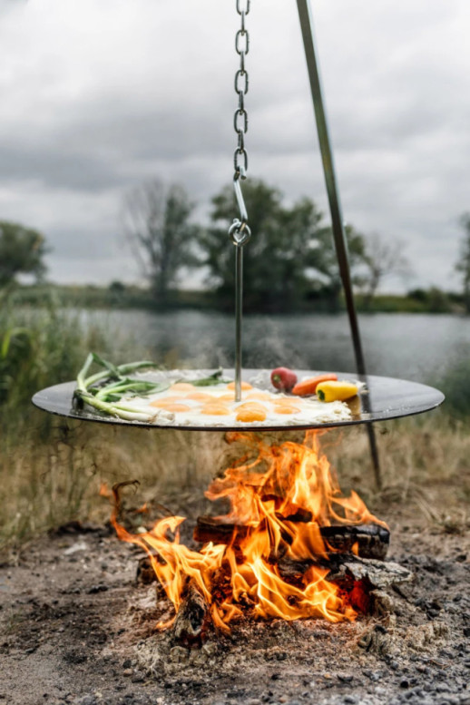 Планча-гриль підвісна Petromax Hanging Fire Bowl for Cooking Tripod