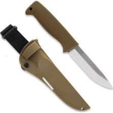 Ніж Peltonen M07 (N690), без покриття, coyote, coyote композитний чохол