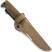 Ніж Peltonen M07 (N690), без покриття, coyote, coyote композитний чохол