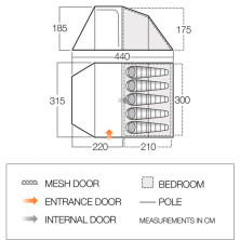 Намет Vango Skye 500