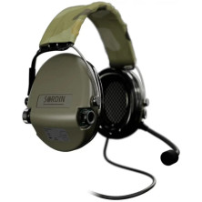 Активні навушники Sordin Supreme MIL CC, Гарнітура (Верхній тримач) green
