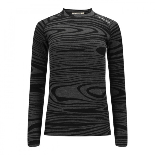 Термокофта жін. Aclima WarmWool 200 Crew Neck W's Black Motion XL