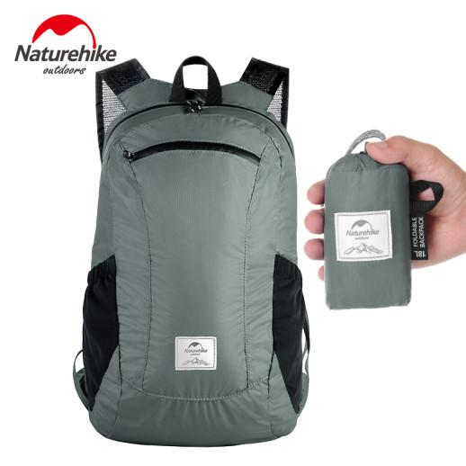 Рюкзак компактний надлегкий Naturehike NH17A012-B, 18 л, Чорний