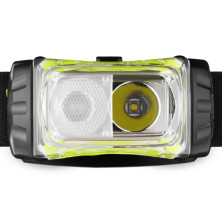 Ліхтар налобний Brevia 255Lm, 3 режими+flash+red, 3xAAA, IP64 (білий/червоний)