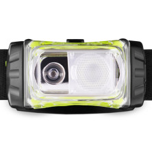 Ліхтар налобний Brevia 255Lm, 3 режими+flash+red, 3xAAA, IP64 (білий/червоний)