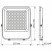 Прожектор VIDEX 100W 5000K 220V IP65 (VL-F2-1005G)