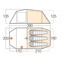 Намет Vango Ark 300 + Herbal