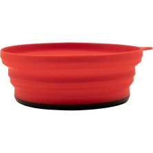 Тарілка силіконова з пластиковим дном 550 мл Tramp UTRC-123, terracota