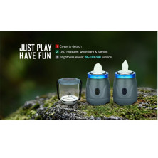 Ліхтар Olight Olantern Grey дві насадки в комплекті, лампа /Свічка ц: сірий