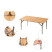 Складаний стіл Atepa BAMBOO TABLE m +(AC2004) YELLOW