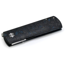 Ніж Maserin Daga, Elmax, fat carbon, синій