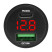 Автомобільний зарядний пристрій Brevia ePower DualMetal Display 48W 1xUSB-C+1xUSB-A, metal, black