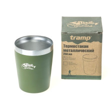 Термостакан металевий (250мл) олива Tramp TRC-101
