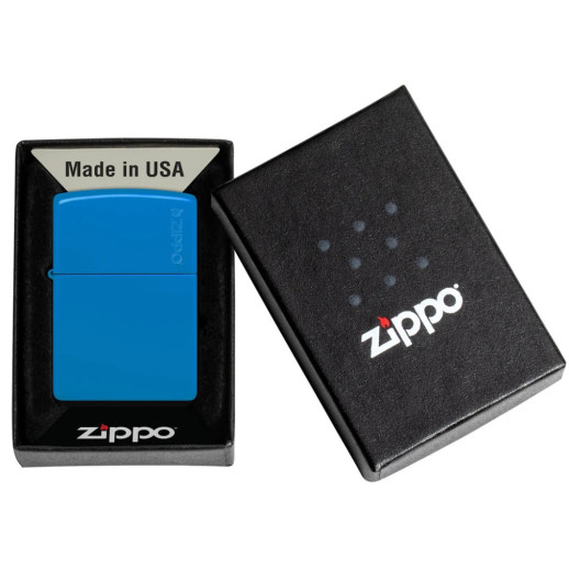 Запальничка Zippo 48628 Regular Sky Blue Matte 48628