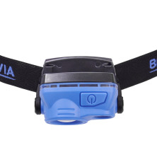 Ліхтар налобний Brevia 400Lm+200Lm, 3W+3W COB, 1200mAh IP65