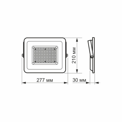 Прожектор VIDEX 100W 5000K 220V White (VL-F2e-1005W)