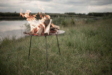 Підставка для смаження та багаття 3-в-1 Petromax Griddle and Fire Bowl 38 см