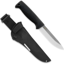 Ніж Peltonen M07 (N690), без покриття, чорний, чорний композитний чохол