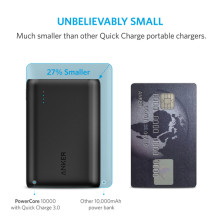 Портативна батарея Anker Powercore, 10000mAh, QC3.0