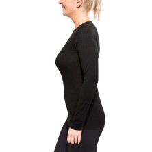 Термофутболка жіноча Aclima LightWool Shirt Crew Neck Woman JetBlack S