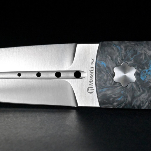 Ніж Maserin Daga, Elmax, fat carbon, чорний