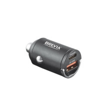 Автомобільний зарядний пристрій Brevia ePower NanoMetal 38W 1xUSB-C+1xUSB-A