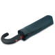 Парасолька Knirps T. 260 Crook Handle Watson Aqua Авто /складаний /8спіц /D97x33см