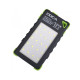3 в 1 - Power Bank з сонячною панеллю, ліхтар, детектор валют DOCA D-S8000, зелений