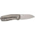 Ніж Spyderco Techno 3, CTS XHP, Titanium gray